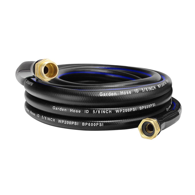 VIHEG 25 FT Garden Hose  Flexible No Kink Heavy Duty Garden Water Hose Flex Copper Bullet Collapsible Washer Rubber Hose 5/8 Soft Lightweight Outdoor Waterhose Manguera Para Jardin - Image 1